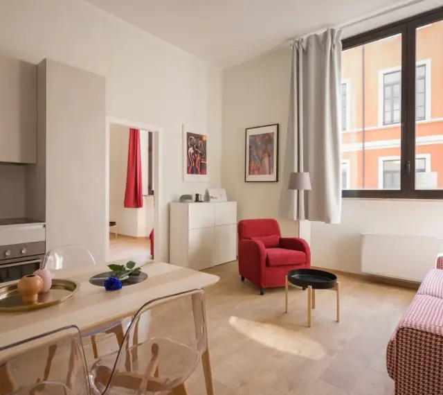 Nowoczesne mieszkanie z kuchnią, jadalnią i salonem. Idealne na pobyt, jak w domu. Czy to Airbnb?