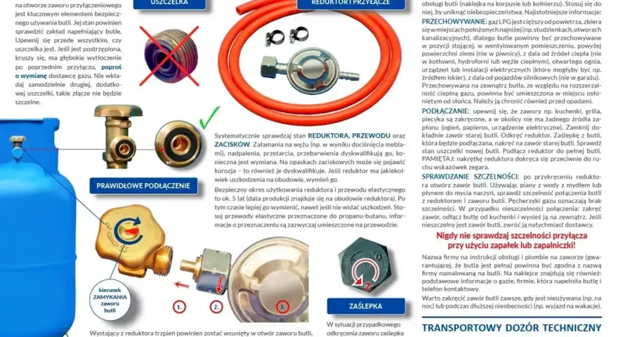Jak odkrecic butle z gazem: instrukcja pokazuje, jak prawidłowo podłączyć reduktor do butli, sprawdzić szczelność i bezpiecznie użytkować gaz.